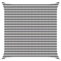 vidaXL Zonneschaduwzeil Antraciet en Wit 4 x 4 m HDPE