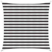 vidaXL Zonneschaduwzeil Antraciet en Wit 2 x 2 m HDPE