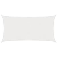 vidaXL Zonneschaduwzeil Wit 2,5 x 6 m HDPE