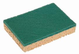 Spontex type Sponrex 74 rechthoekige schuursponzen per 10 stuks E1950274