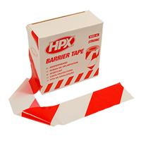 HPX Afzetlint rol afzetband rood/wit 5cm x 100m E2050100