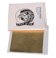 Lion d'Or bladgoud 23,5 karaat boek vast op vloei voor verwerking in zowel besloten als open ru