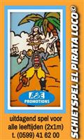 verhuur be a pirate rekwisieten kanon verhuur