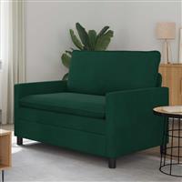 vidaXL Bank Donkergroen 126 x 81 x 87,5 cm