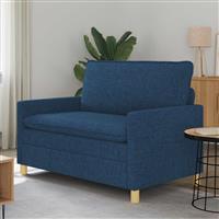 vidaXL Bank Blauw Stof