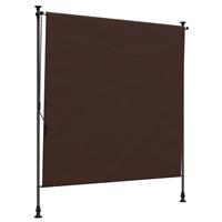vidaXL Buiten Rolgordijn Bruin 150 x 270 cm