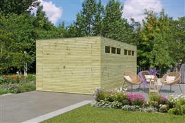 NIEUW Houten garage 7211IMG
