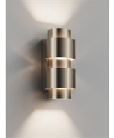 Wandlamp Hipp Design Simar Half Rond PVD Brons 3000K Dimbaar IP44