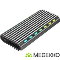 Gembird EE2280-U3C-03 behuizing voor opslagstations SDD-behuizing Zwart M.2