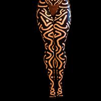 bodypainter en masseur