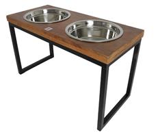 Voederstaander Hout Met Metalen Frame 66cm  
