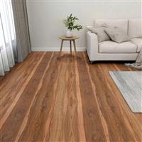 vidaXL Vloerplanken 5,11 m² 55 pcs PVC Donker Hout