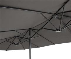 Grote en brede vaste 3punts parasol