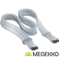 Corsair ThermalProtect Universal PCIe 5.1 600W 12V-2x6 Cable White