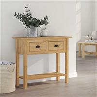 vidaXL Wandtafel BODO Honingbruin 91 x 34.7 x 74 cm Bewerkt hout