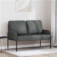 vidaXL Banken met kussen 110cm Donkergrijs Multiplex