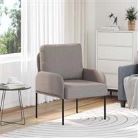 vidaXL Banken met kussen 55cm Taupe Multiplex