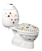 BWS Kid Staand Toilet Glans Wit SK