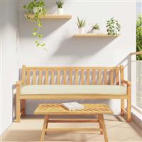 vidaXL Palet Kussen Crème 180 x 40 x 8 cm Oxford Stof