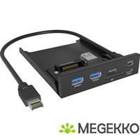 ICY BOX IB-HUB1419-i3 8,89 cm (3.5 ) Zwart