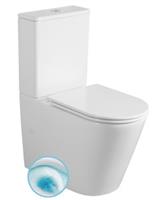 BWS Avis Duoblok Glans Wit Vortex Spoeling incl. Zitting PK/SK