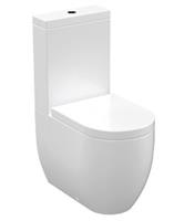 BWS Flo Ceramics Staand Toilet Glans Wit PK/SK