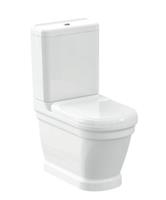BWS Antik Staand Toilet Glans Wit incl. Zitting PK/SK