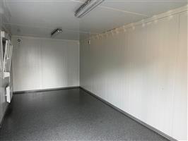 Bureelcontainer L. 6 m. ,  Br. 3 m. , H. 2.6 m.