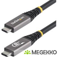 StarTech.com CC3M20GUSB4CX USB-kabel USB4 Gen 2x2 3 m USB C Zwart