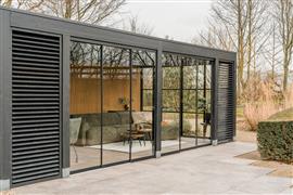 Maatwerk- Douglas houten bijgebouwen, tuinhuisjes