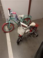 2 kinderfietsen