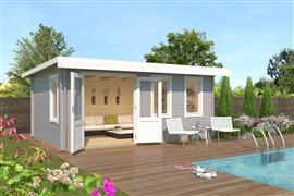 NIEUW Modern tuinhuis Baruda 53