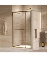BRAUER Luminis Nisdeur 2-Delig Naar Binnen Draaiend 120x200 Omkeerbaar Helder Glas Incl. Glascoating
