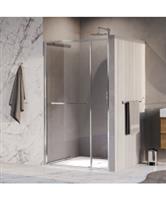 BRAUER Luminis Nisdeur 2-Delig Naar Binnen Draaiend 120x200 Omkeerbaar Helder Glas Incl. Glascoating