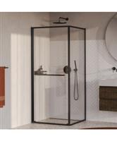 BRAUER Luminis Douchecabine 2-Delig Naar Binnen Draaiend 90x90x200 Omkeerbaar Helder Glas Incl. Glas