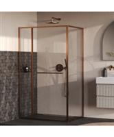 BRAUER Luminis Douchecabine 3-Delig Naar Binnen Draaiend 120x90x200 Omkeerbaar Helder Glas Incl. Gla