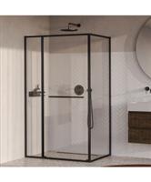 BRAUER Luminis Douchecabine 3-Delig Naar Binnen Draaiend 120x90x200 Omkeerbaar Helder Glas Incl. Gla