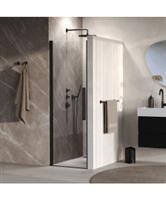 BRAUER Cosmic Nisdeur Draaiend 80x200 Omkeerbaar Helder Glas Incl. Glascoating Mat Zwart