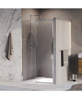 BRAUER Galactic Nisdeur 2-Delig Schuif 120x200 Omkeerbaar Helder Glas Incl. Glascoating Chroom