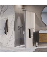 BRAUER Cosmic Nisdeur Draaiend 80x200 Omkeerbaar Helder Glas Incl. Glascoating Chroom