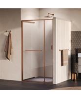 BRAUER Luminis Nisdeur 2-Delig Naar Binnen Draaiend 120x200 Omkeerbaar Helder Glas Incl. Glascoating