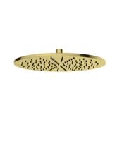 Luxe Hoofddouche Boss & Wessing Rond 30 cm Geborsteld Messing Goud