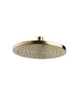 Luxe Hoofddouche Boss & Wessing Rond 20 cm Geborsteld Messing Goud