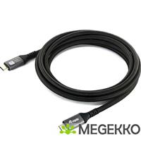 Equip 128384 USB-kabel USB4 Gen 2x2 3 m USB C Zwart