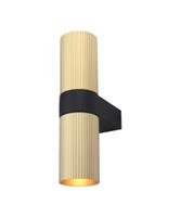 Artdelight Linea Wandlamp 2 Lichts GU10 Dimbaar Mat Goud