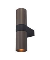 Artdelight Linea Wandlamp 2 Lichts GU10 Dimbaar Bruin