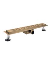BWS Sensa Douchegoot Met Rooster Compleet 50cm Geborsteld Brons PVD