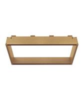 BWS Sensa Opbouwnis 60x30x8cm Geborsteld Brons PVD
