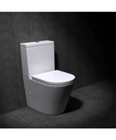 BWS Novara Duoblok Toiletset Rimless – Wit