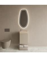 BWS Riga Kasjmier Toiletmeubel Met Fontein 40x50x22 cm – Travertin